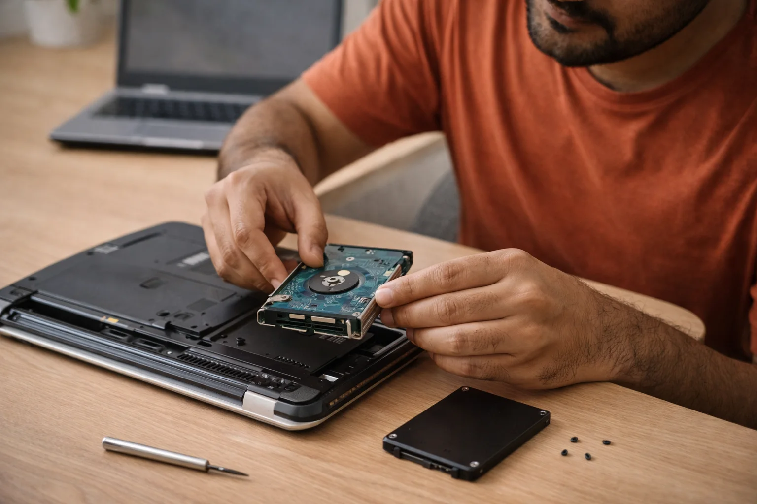How to upgrade laptop from HDD to SSD with safe installation steps