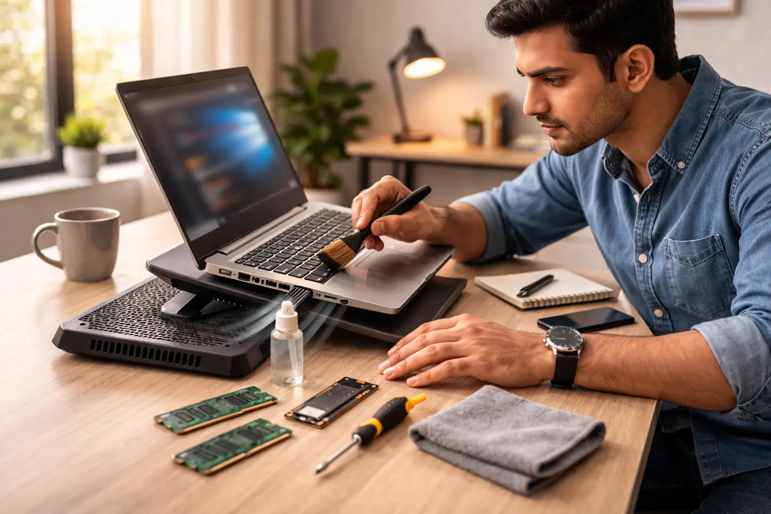 Cooling is hardware that makes laptop fast and stable