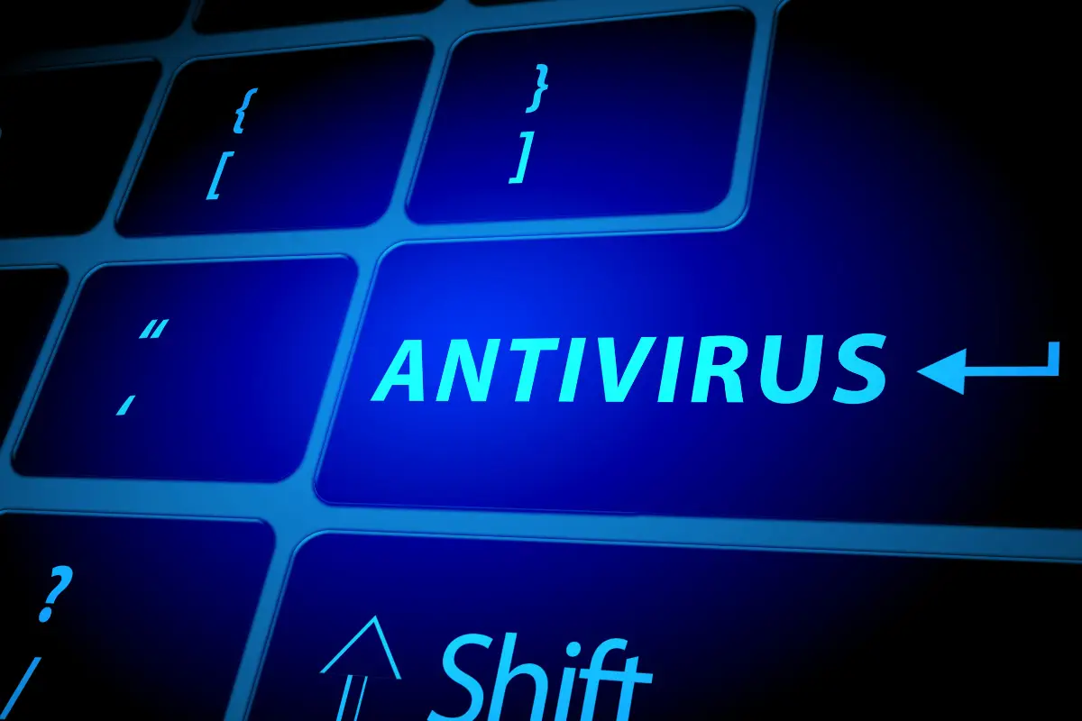 Do Rented Laptops Come with Antivirus? Here’s What You Should Know Illustration showing the importance of antivirus protection on rented laptops for secure and safe usage.