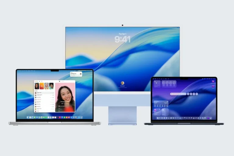 macOS Tahoe 26 Release Date timeline infographic with Apple Magic Keyboard and iPhone