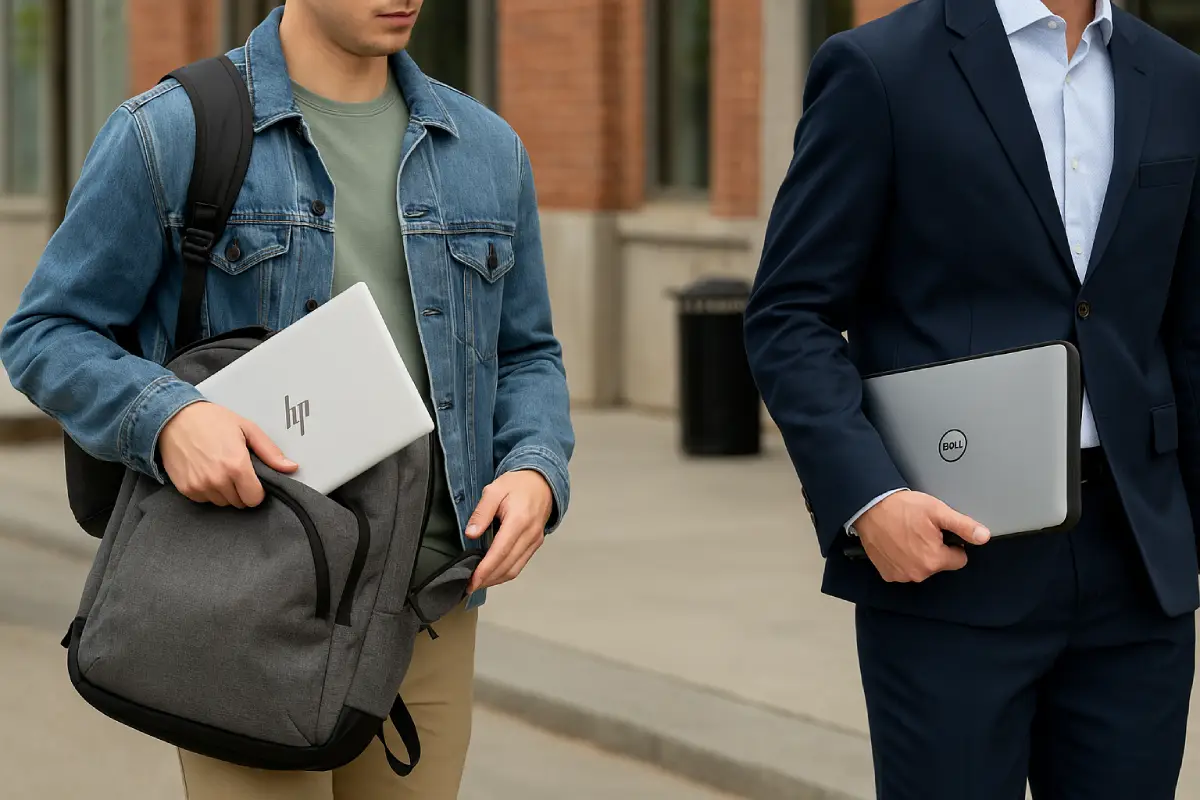Dell vs HP laptops battery life and portability