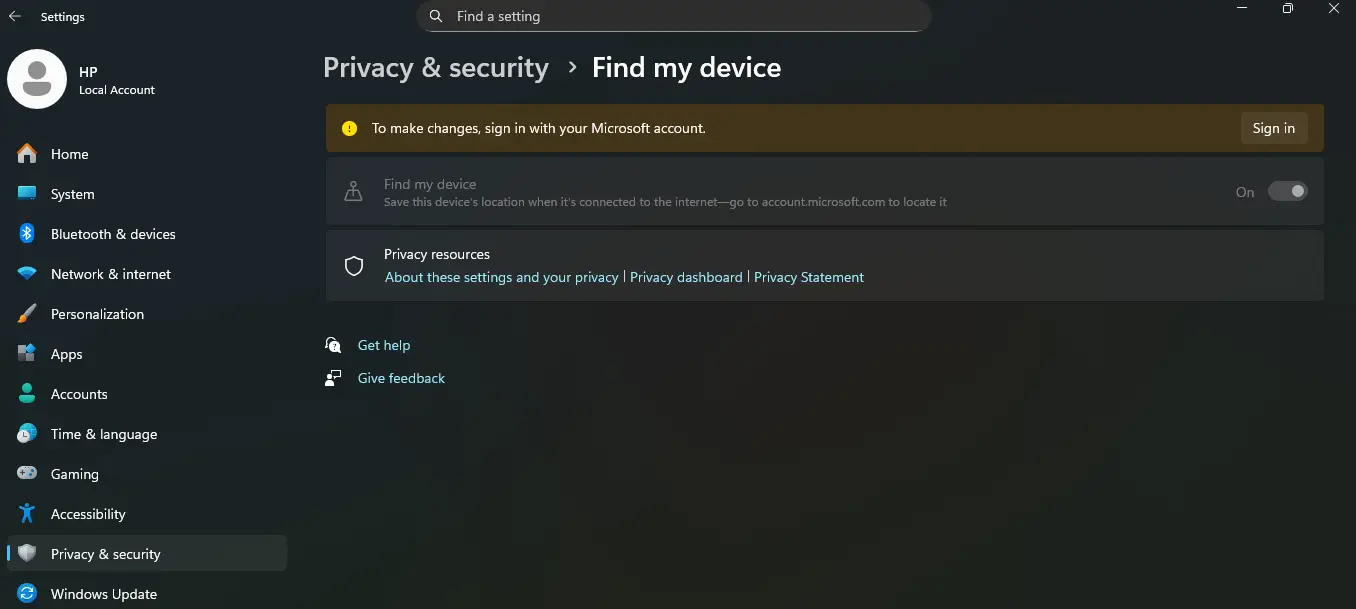 How to track a stolen laptop using Windows Find My Device