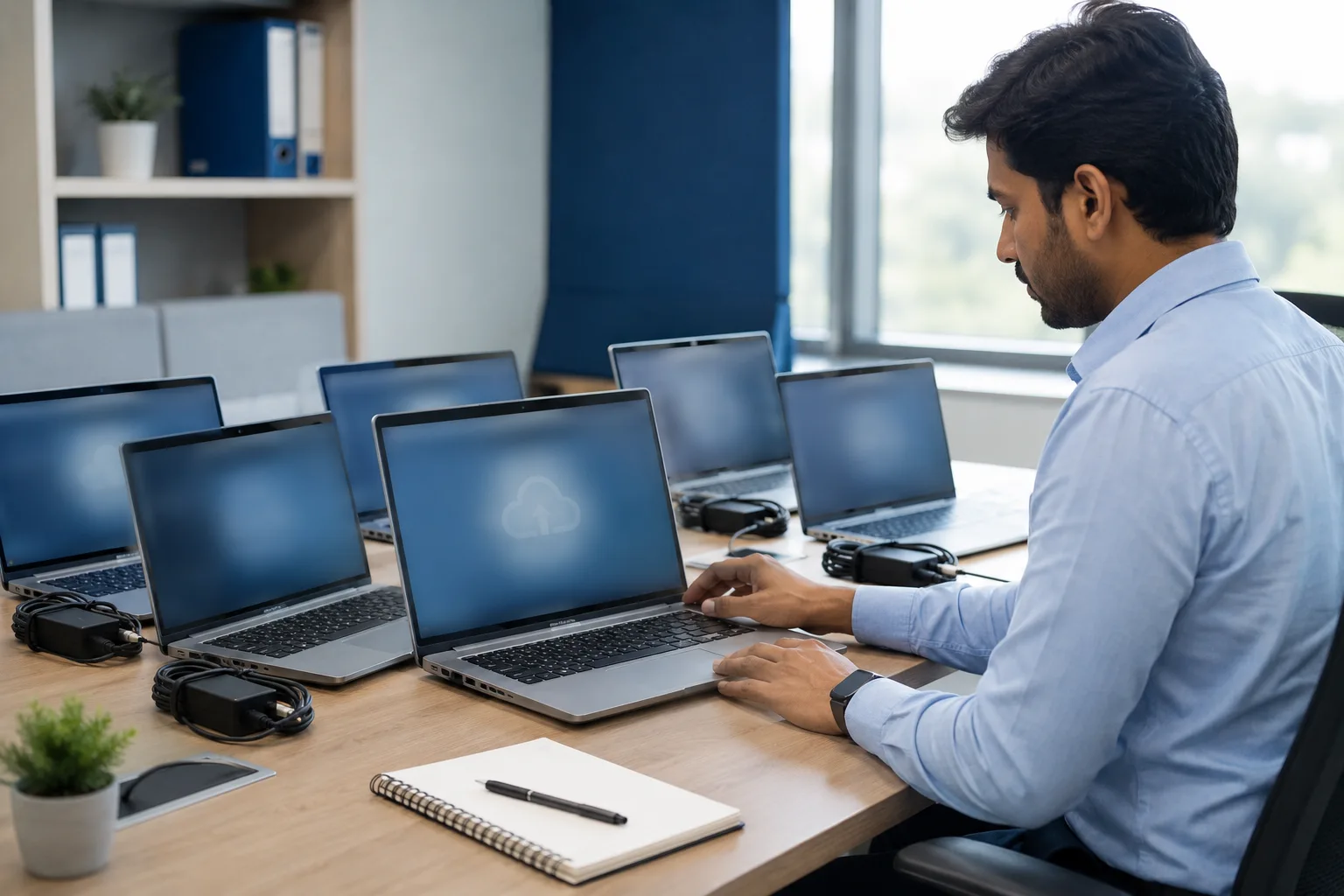 Data security before returning rented laptops