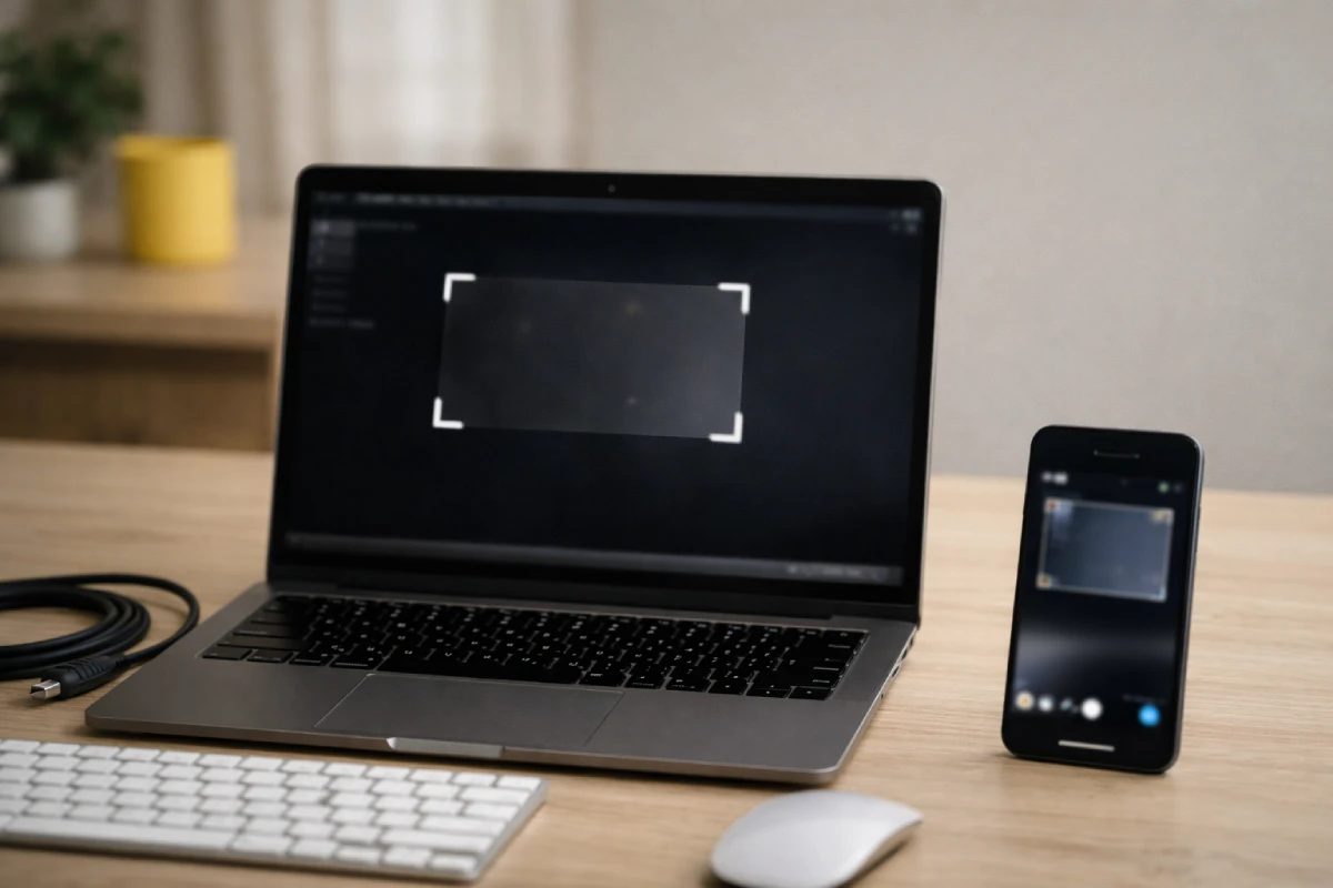 Screenshot test for white dots in laptop screen vs GPU or software issues