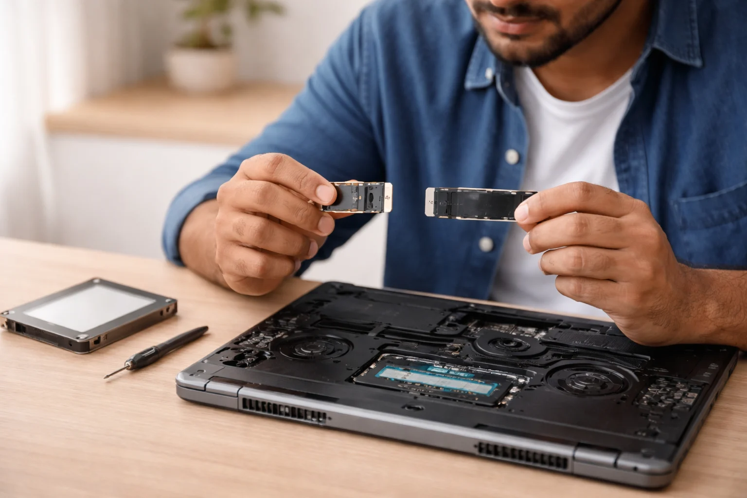 Types of SSD for laptop fit check with M.2 size comparison