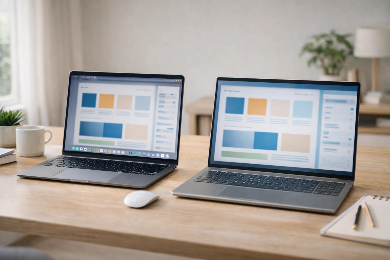 MacBook and Windows web design laptop comparison