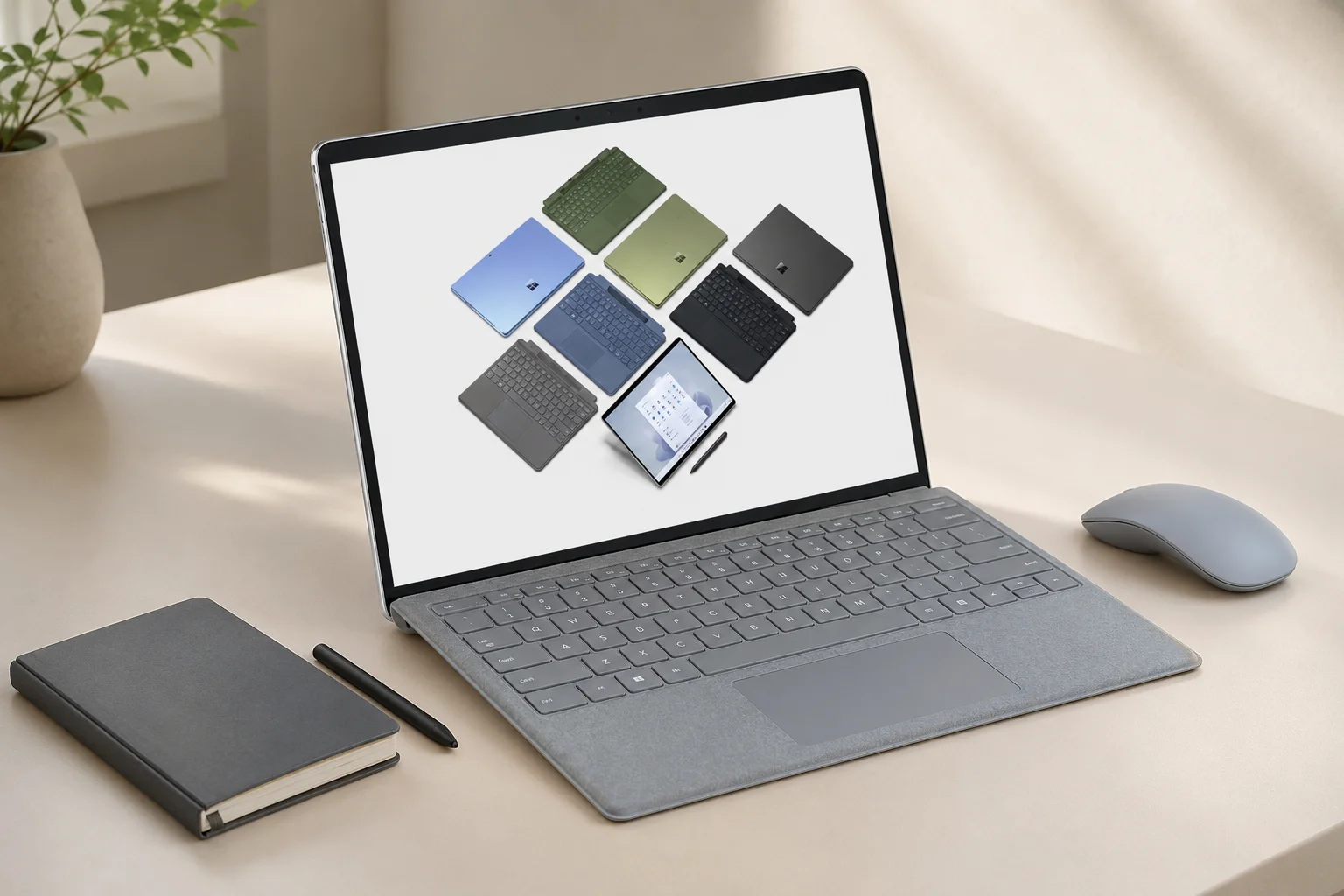 microsoft surface laptop features with touchscreen design