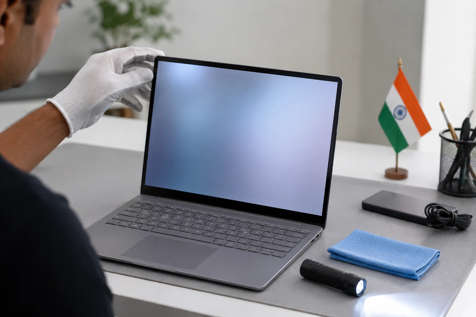 surface laptop display check before renting