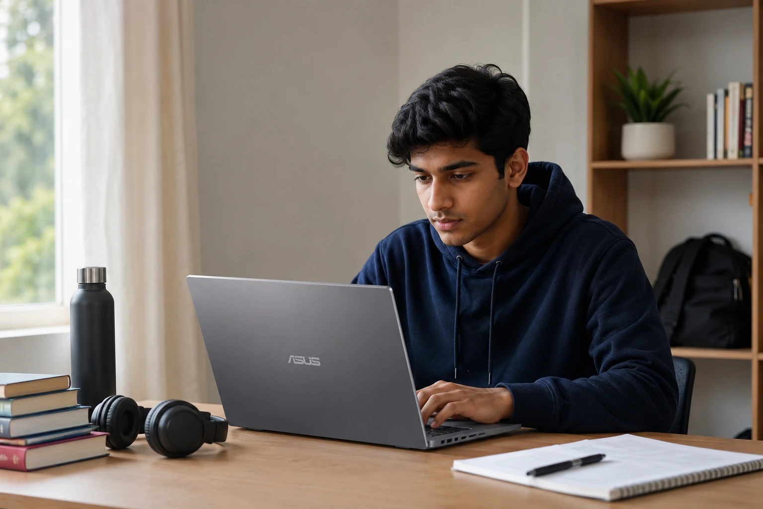 Best ASUS laptop for students with study setup