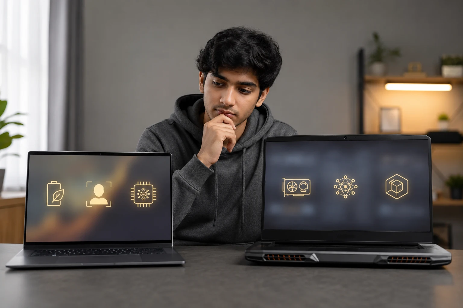 AI laptop vs gaming laptop for machine learning