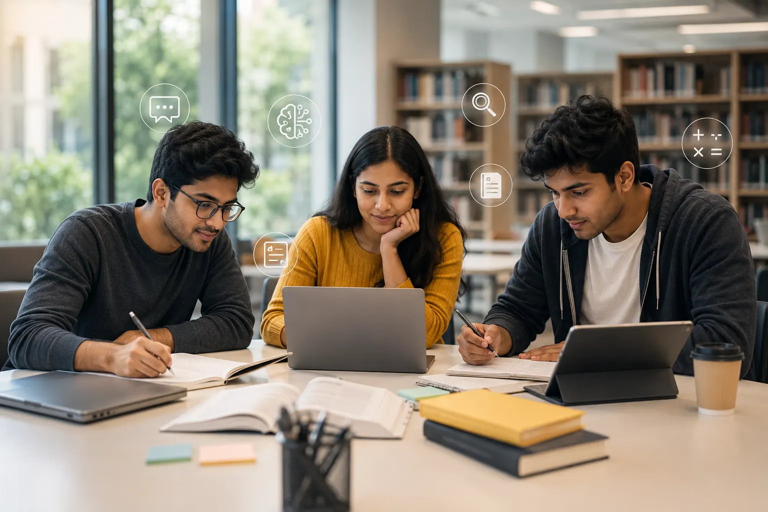 Best AI tools for students studying with laptops in India