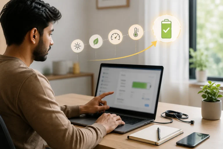 How to increase battery life of laptop with smart settings