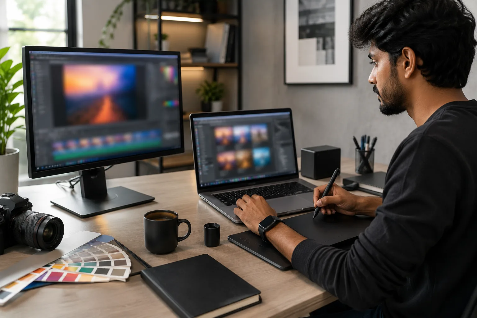 16 inch laptop display for graphic design and video editing