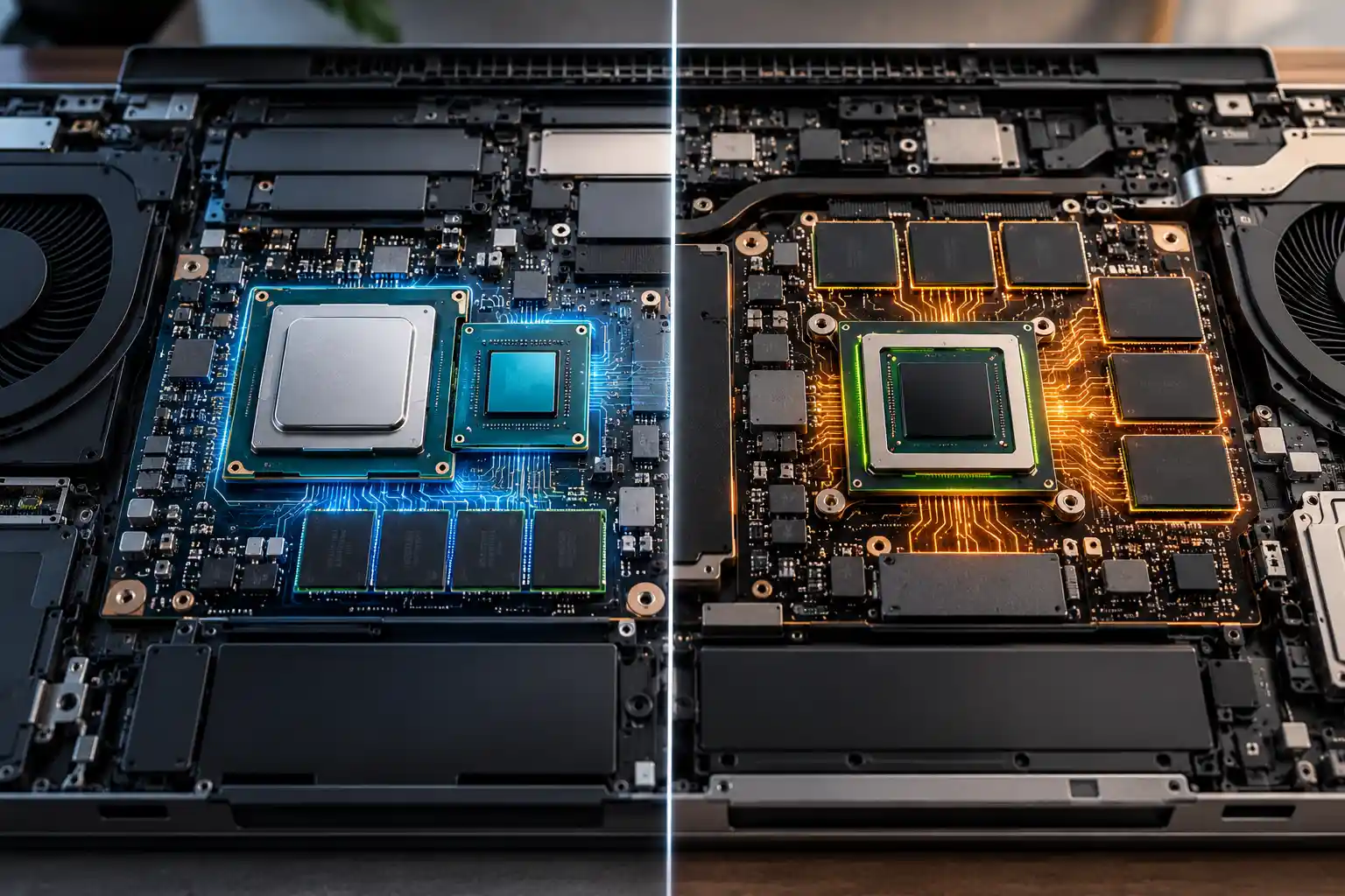 Integrated GPU vs dedicated GPU comparison in modern laptops