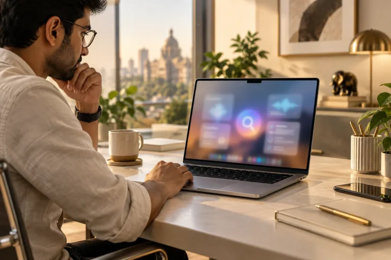 macOS update news featuring macOS 27 Golden Gate on a modern MacBook