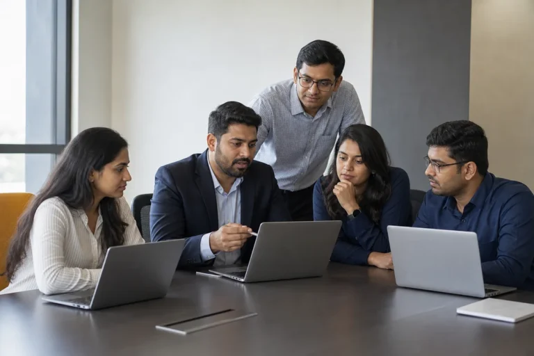 Project-based business team planning laptop requirements