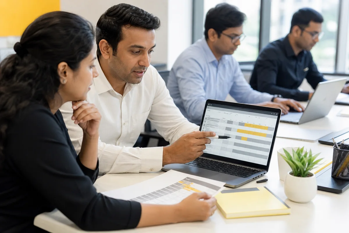 Project managers matching laptop specifications to team workloads