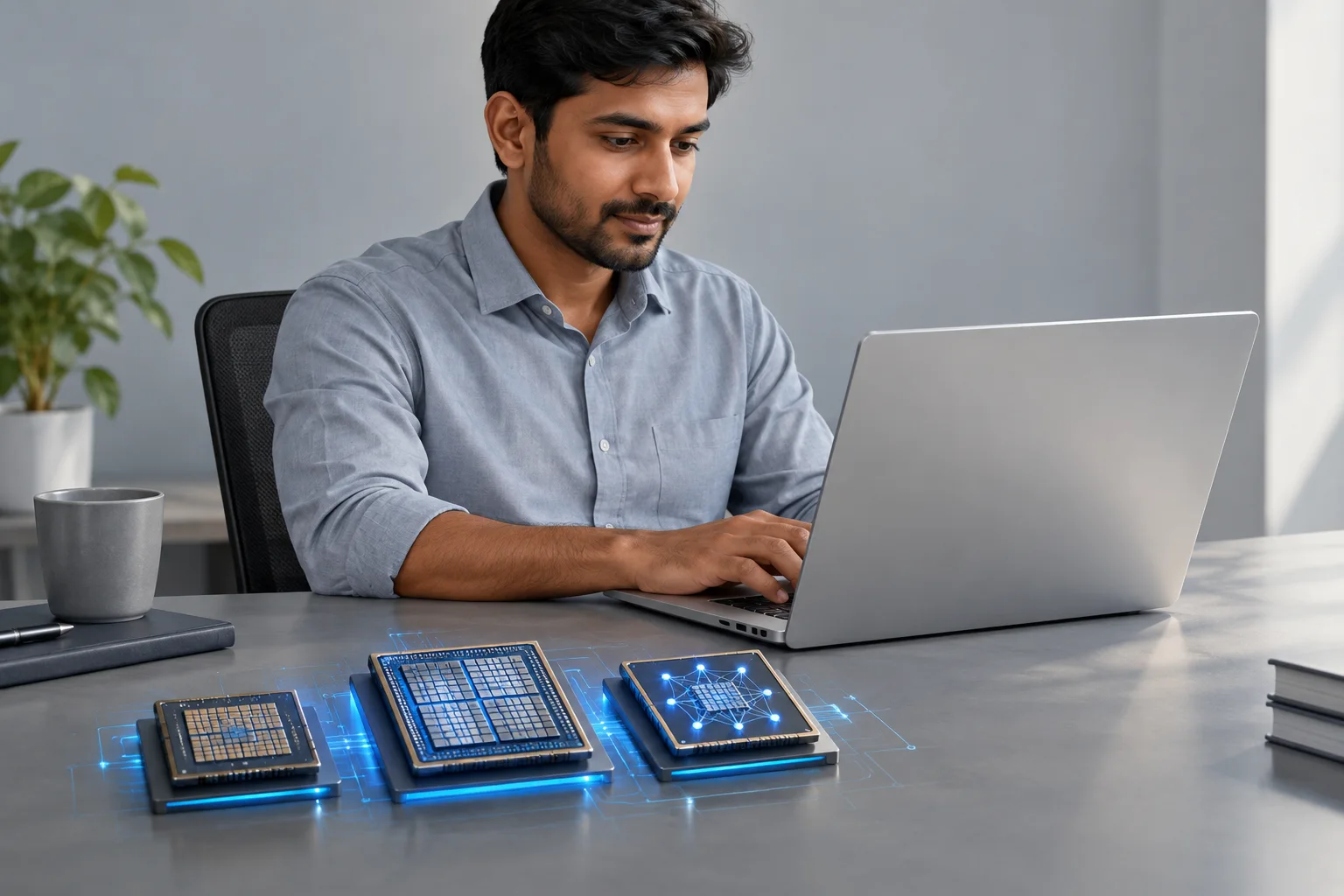 CPU GPU and NPU in laptops showing different processing architectures