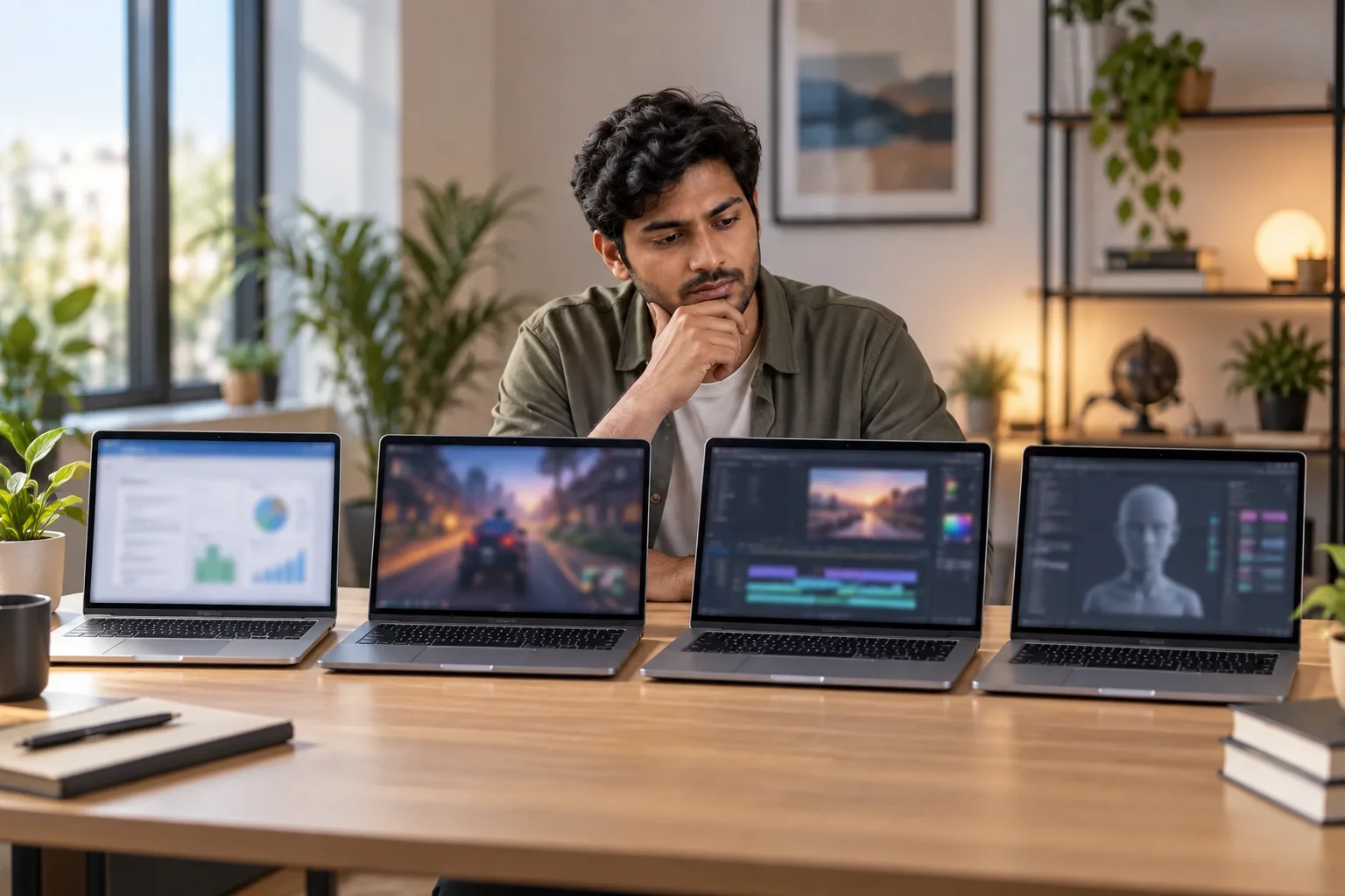 Laptop VRAM needs for office work, gaming, editing and AI
